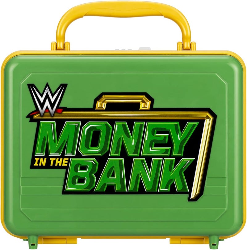 eKids WWE Money in The Bank Electronic Case for Kids, Money Box Includes Mechanical Lock and Sound Effects Featuring 11 WWE Superstars - Image 1